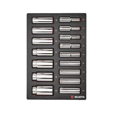Würth 1/2&quot; dugókulcs készlet, 4.4.1, 16 részes