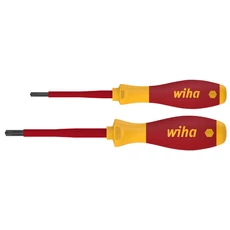 Wiha SoftFinish szigetelt csavarhúzó készlet, SL/PZ/80-100mm, 2 részes