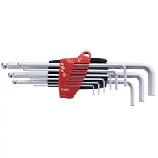 Wiha gömbvégű imbuszkulcs készlet, hosszú, ProStar tartó, SW1.5-10mm, 9 részes