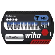 Wiha FlipSelector T-bitkészlet, PH+PZ2+Torx+SWx25mm, 13 részes