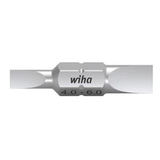 Wiha kétoldalú bitkészlet, Lapos, SL4-SL6mm, 10 részes