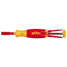Wiha LiftUp szigetelt nyeles bittartó készlet, SL+PHx75mm slimbit, 6 részes