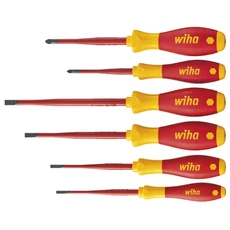 Wiha slimFix szigetelt csavarhúzó készlet, SoftFinish, SL+PZ, 6 részes