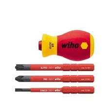 WIHA SoftFinish electric slimVario VDE Stubby bittartó készlet 4r. SL+PH+SL/PZ 