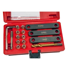 Winmax Tools féknyereg menetjavító készlet, VAG, GM, Ford, M9x1.25mm, 16db