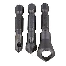 Süllyesztő készlet, WS Ø8,12,16mm 45°, hatszögszárú, spénelvezető furattal