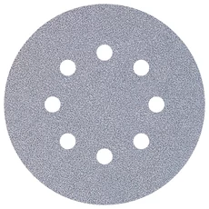 Wolfcraft 5db tépőzáras csiszolókorong (festék és lakk) K180 perforált  Ø125mm 