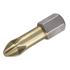 Wolfcraft 2db csavarozó bit Torsion TiN 25mm Pozidriv PZ2