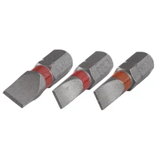 Wolfcraft 3db csavarozó bit Solid 25mm egyenes SL 0.8x5.5,1.0x5.5,1.2x6,5mm