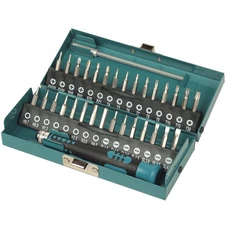 Wolfcraft bitkészlet micro bitekkel 32 részes, PH/PZ/T/HEX/SL, markolattal