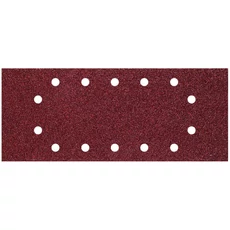 Wolfcraft 5db csiszolólap 14 lyukú korund K80 115x280mm