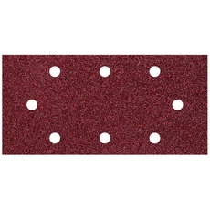 Wolfcraft 10db tépőzáras csiszolólap korund K60,120,240 93x190mm perforált