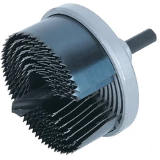Wolfcraft lyukfűrész 7 részes  ø25,32,38,45,50,56,62mm S=8mm, fémtest