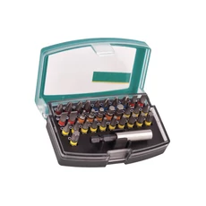 Wolfcraft Bit-box csavarozó bit készlet Solid, 32 részes, mágneses bittartó, SL/P