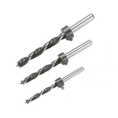 Wolfcraft 3db tiplizőfúró mélységállítóval , 6–8–10 mm 