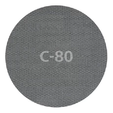 Wolfcraft 5db tépőzáras csiszolórács, korund K80 Ø225mm