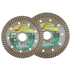 Gyémánt vágótárcsa Project-Ceramic, folyamatos él 10mm, Ø115x22.2mm, sarokcsiszolóhoz