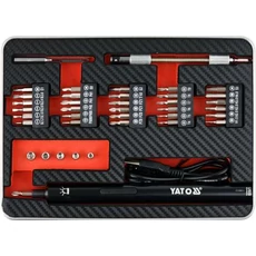 Yato Akkus precíziós csavarozó készlet, 3.6V, 39db-os