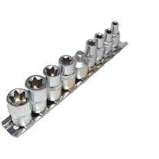 Yato dugókulcs készlet, külső torx, E5-E16, 1/4-3/8", 9db