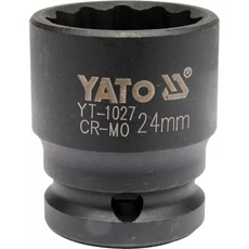 Yato 1/2" gépi dugókulcs, dupla hatszög 24mm