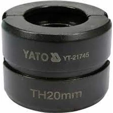 Yato krimpelő betét, YT-21735 krimpelőhöz TH típus, 20mm Yato krimpelő betét, YT-21735 krimpelőhöz TH típus, 20mm