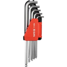 Yato Imbuszkulcs készlet, hosszított, 12 részes, 1/16"- 3/8" Yato Imbuszkulcs készlet, hosszított, 12 részes, 1/16"- 3/8"