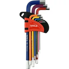 Yato Imbuszkulcs készlet, hosszú, 1.5-10mm 9db-os 