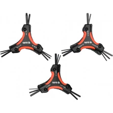 Yato Hex imbuszkulcs készlet 3db+26 csavarkulcs
