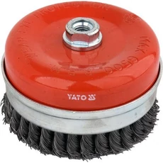 Yato Drótcsiszoló fazékkefe flexre sodrott 100mm