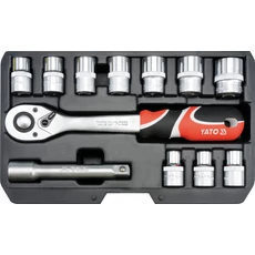 Yato Dugókulcs készlet 1/2", 10-24mm, 12db-os