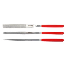 Yato Gyémánt tűreszelő készlet 3x140x50mm, 3 részes  Yato Gyémánt tűreszelő készlet 3x140x50mm, 3 részes