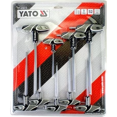 Yato Torx T-kulcs készlet gyumi nyéllel, T10-T50, 9db