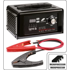 Yato Akkumulátor töltő 12-24V, 30A, 50-600Ah