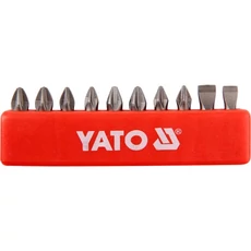 Yato Bitkészlet PH1-2  PZ1-2 10db-os 25mm 1/4" 