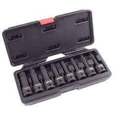 Yato Üthető dugókulcs készlet 8 részes TORX  T30-T80 1/2" 
