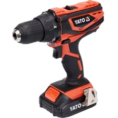 Yato akkus fúrócsavarozó, 18V, 40Nm, 13mm (2Ah akkuval és töltővel)
