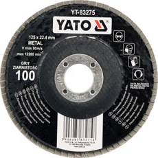 Yato Lamellás csiszolótárcsa, döntött, 125mm, P80