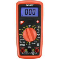 Yato Digitális multiméter 0-600V, 0-10A