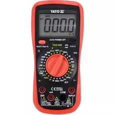 Yato Digitális multiméter 0-600V, 0-20A