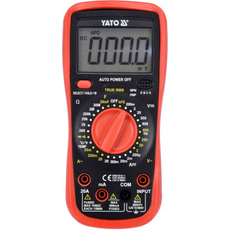 Yato Digitális multiméter 0-600V, 0-20A