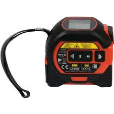 Yato Lézeres távolságmérő mérőszalaggal 0.2-40m, 5mx19mm