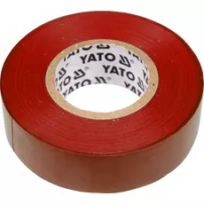 Yato Szigetelőszalag, elektromos, 19x0.13mmx20m, piros