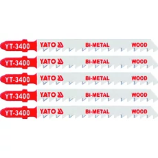 Yato Dekopír fűrészlap fához, Bi-metal, 6TPI, 100mm, 5db