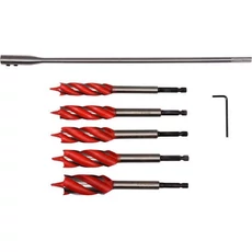 Yato Auger fúró készlet bitbefogással 16-25mm, 7 részes 