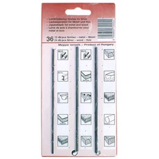 Lombfűrészlap fa+fém 130mm 36db (24+12)