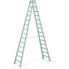 Zarges Coni B kétoldalas állólétra, alu, 2x14 fokos, 3.91m