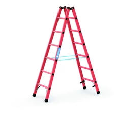 Zarges EFA B kétoldalas állólétra, GFK, 2x6 fokos, 1.82m