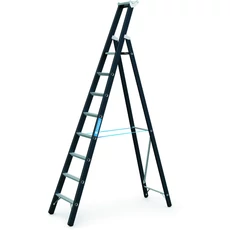 Zarges Megastep S egyoldalas állólétra, alu, 8 fokos, 2.12m