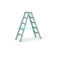 Zarges R13step B kétoldalas állólétra, alu, 2x5 fokos, 1.32m Zarges R13step B kétoldalas állólétra, alu, 2x5 fokos, 1.32m