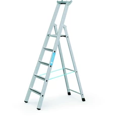 Zarges Saferstep S egyoldalas állólétra, alu, 5 fokos, 1.33m